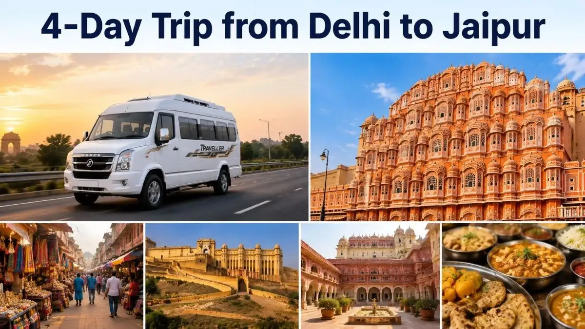 3 night 4 day trip from delhi to jaipur