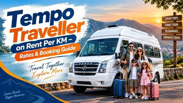 Tempo Traveller on Rent Per KM