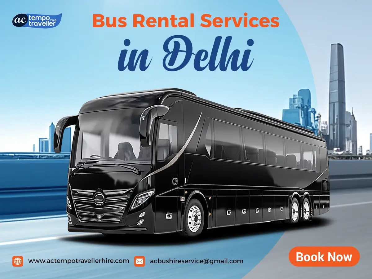 27 Seater Bus Rental Services in Delhi