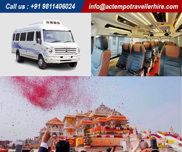 Delhi to Ayodhya Tempo Traveller