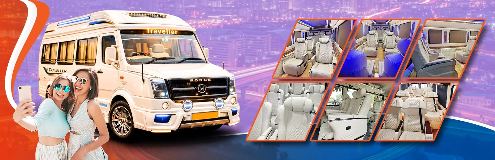 13 Seater Luxury Tempo Traveller in Delhi