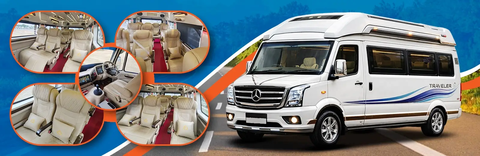 16 Seater Tempo Traveller in Ayodhya