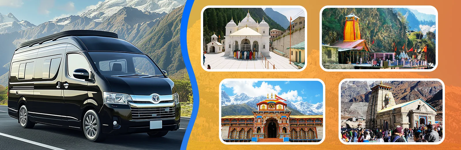 Noida to Chardham Tempo Traveller