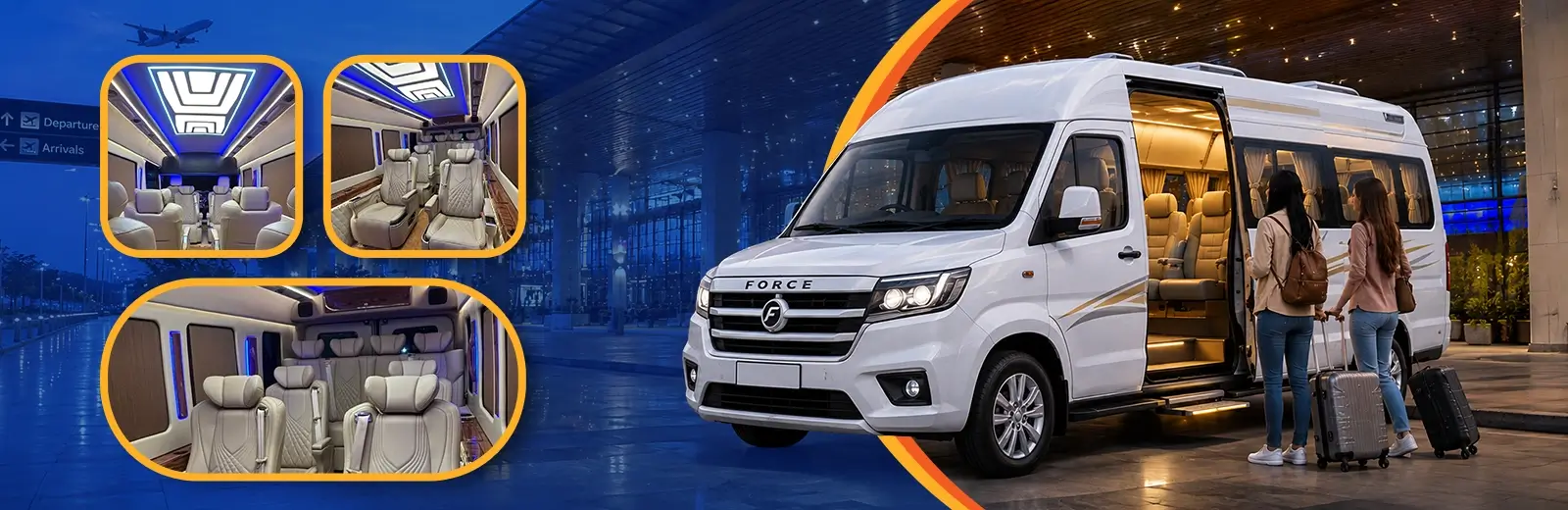 Tempo Traveller Hire in Manohar Airport