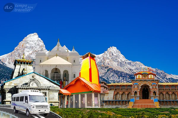 Delhi to Chardham Tempo Traveller