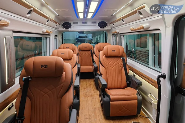 8 Seater Luxury Tempo Traveller in Delhi