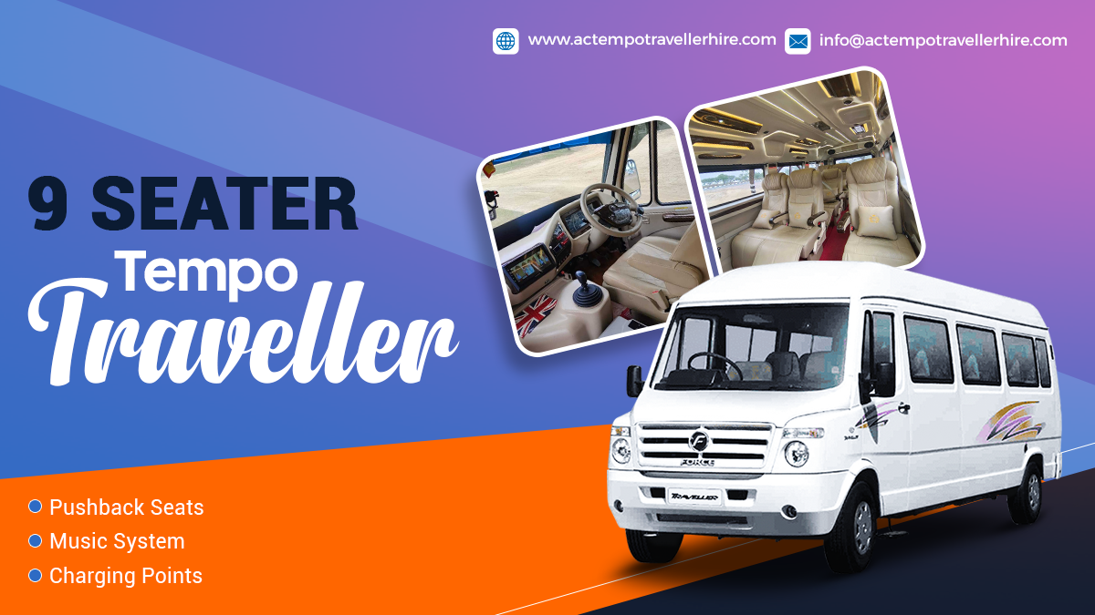 9 Seater Tempo Traveller