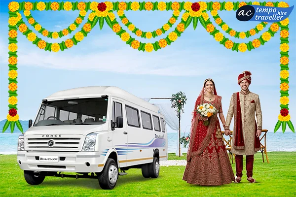Tempo Traveller for Wedding