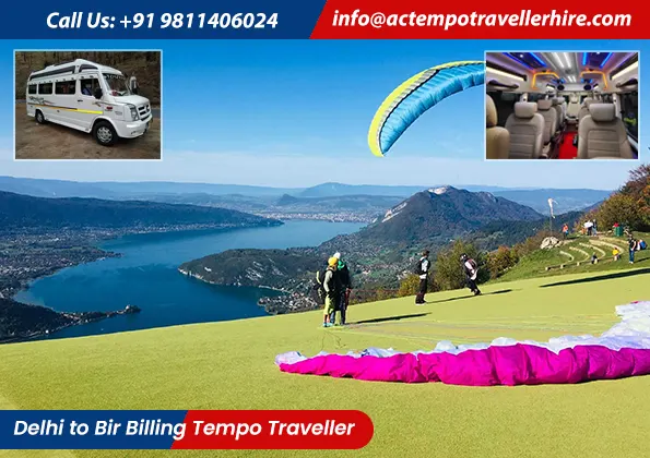 Delhi to Bir Billing Tempo Traveller