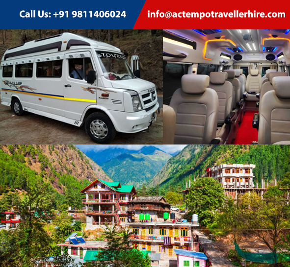 Tempo Traveller Hire Delhi to Kasol