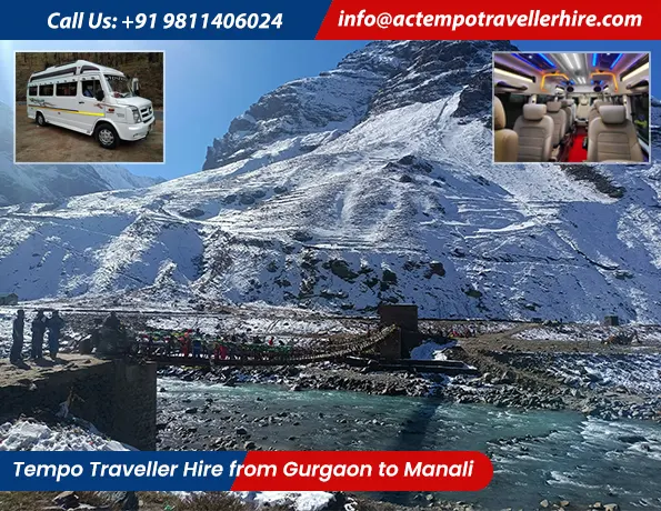 Gurgaon to Manali Tempo Traveller Gurgaon to Manali Tempo Traveller