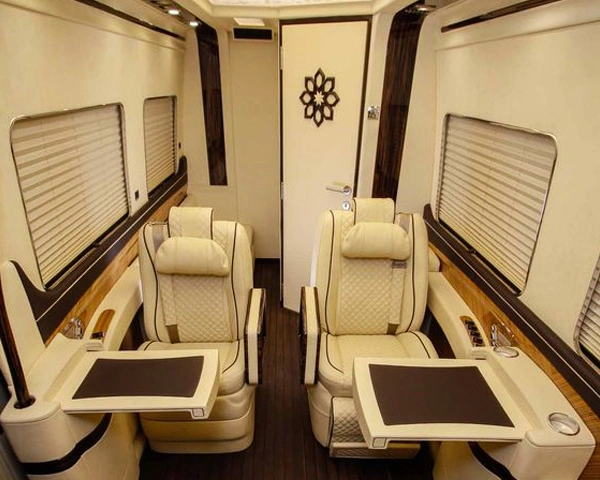 Van with maharaja seating Van with maharaja seating